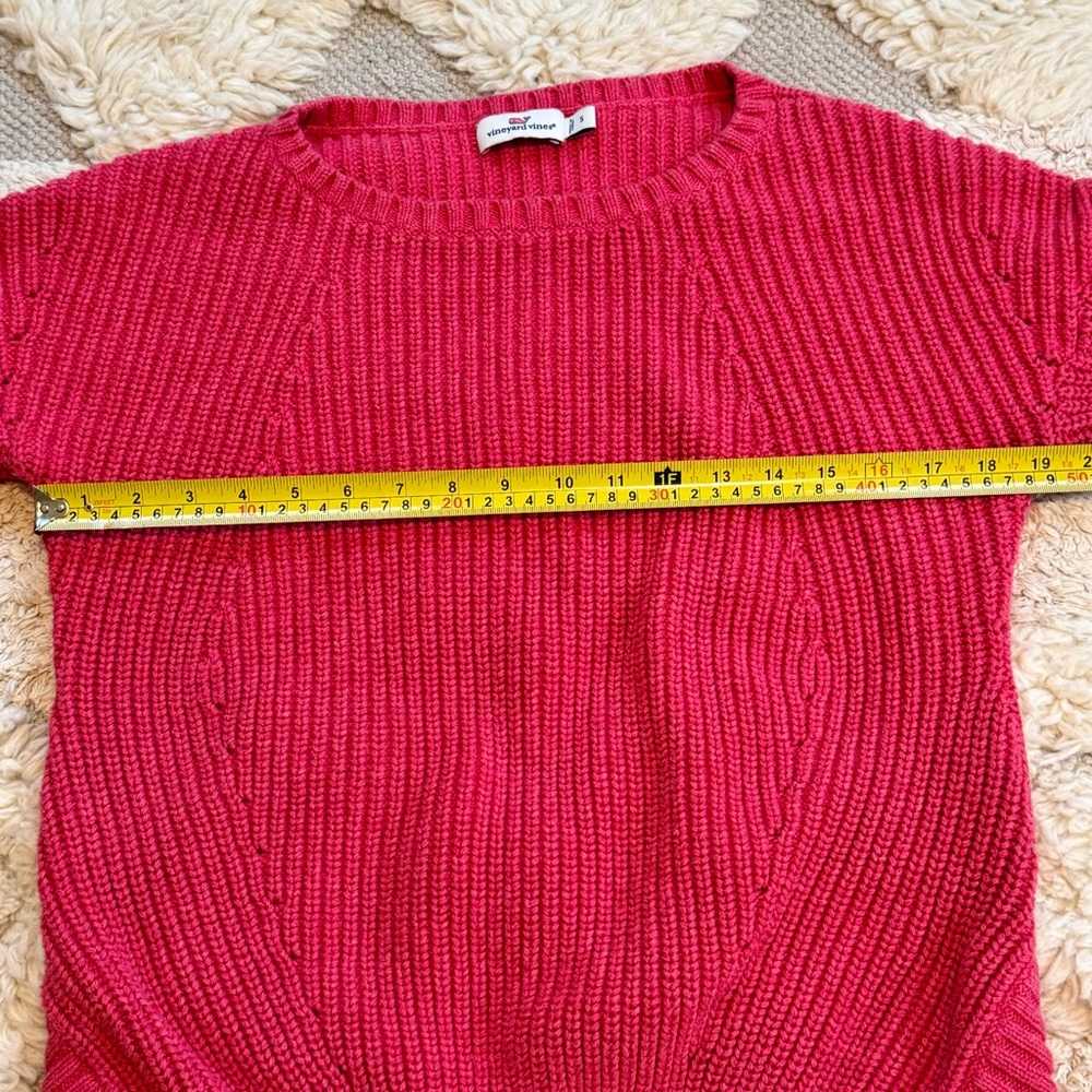 Vineyard Vines knit sweater pink size small - Picture 9 of 9